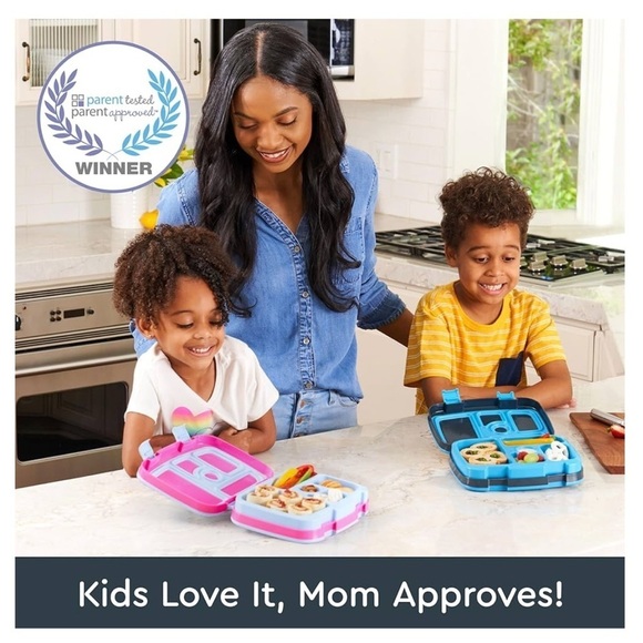 NEW Bentgo Kids Bento Lunch Box School Leak-Proof Drop-Proof in Dinosaur Print - Picture 8 of 9